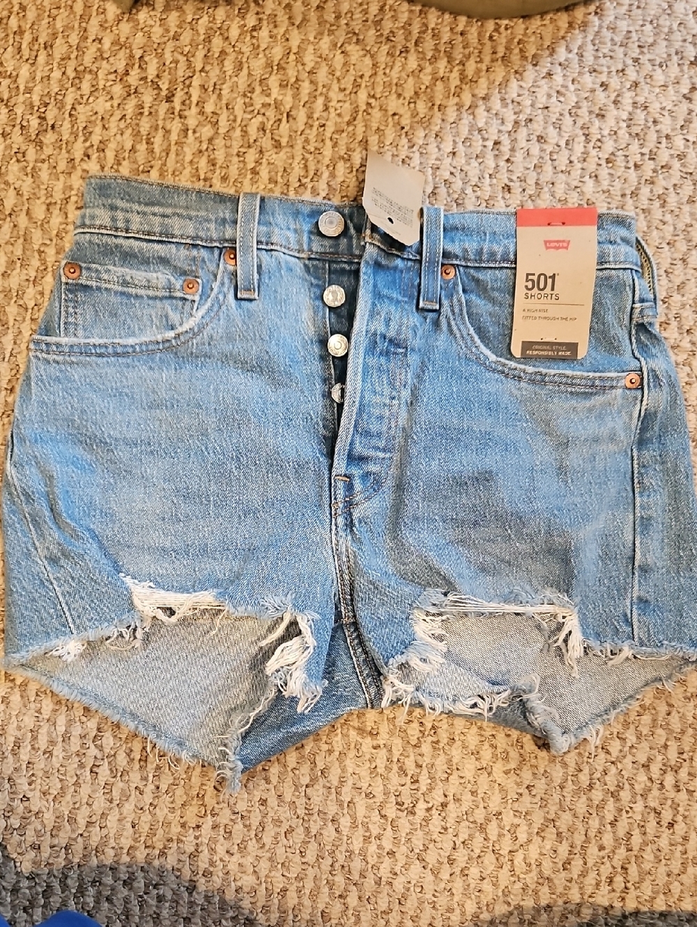 Nwt Levis 501 Shorts 26